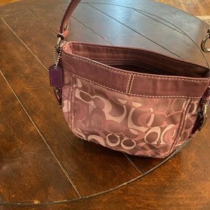 Coach handbag light purple